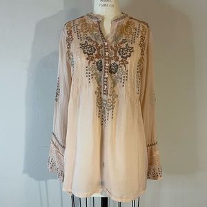 Johnny Was Embroidered Tunic